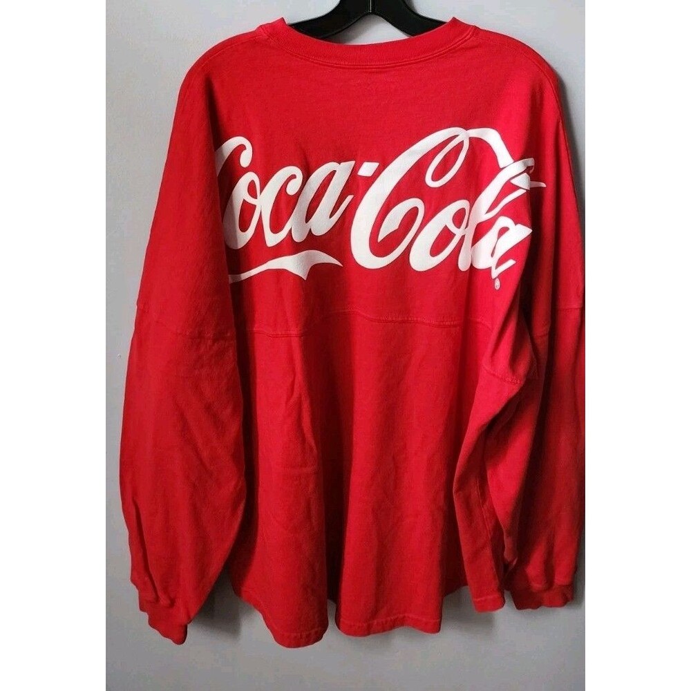 New Coca-Cola Coke X Spirit Jersey Unisex Tee Red Unisex long sleeve jersey XL - Picture 11 of 14